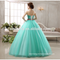 2017 Cinderella Light Blue Ball Gown Bridal For Party Luxury Organza Off-Shoulder Wedding Dress